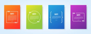 Konuşma baloncuğu boş şablonlar ayarlandı.