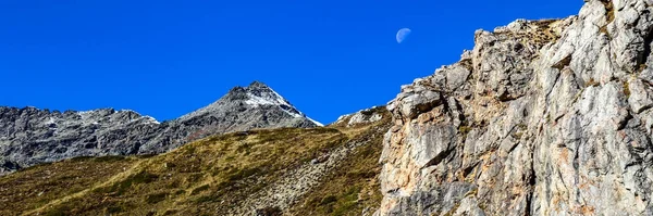 Швейцарські Альпи Жовтні Поблизу Сент Моріц — стокове фото
