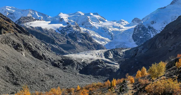 Alpi Svizzere Ottobre Vicino Moritz Foto Stock