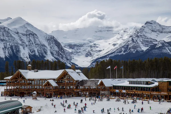 Lake Louise Ski Resort Columbia Británica Canadá — Foto de Stock