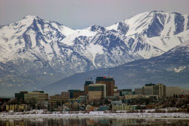 Anchorage, Alaska, ABD Skyline