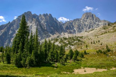 Sawtooth Dağları yakınında Sun Valley, Idaho