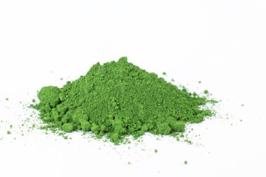 Beyaz bir arka plan üzerinde pigment