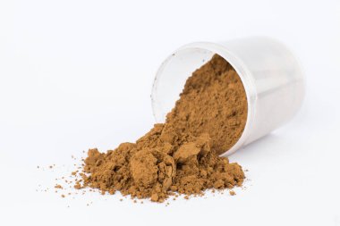 Beyaz bir arka plan üzerinde pigment