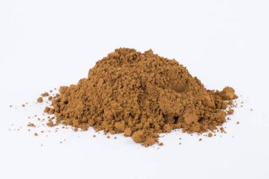 Beyaz bir arka plan üzerinde pigment
