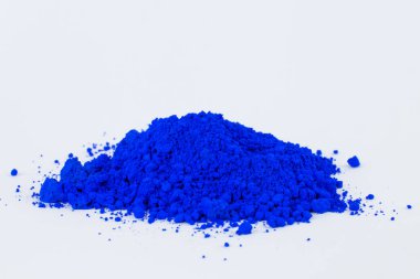 Beyaz bir arka plan üzerinde pigment