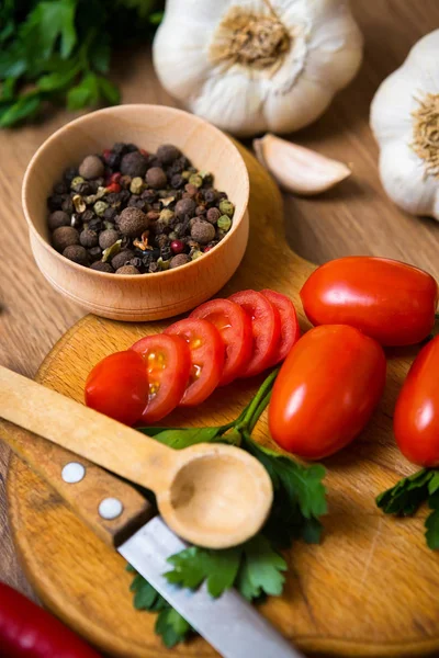 Baharatlar, renkli biber karışımı