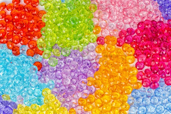 Färgade pärlor för design — Stockfoto