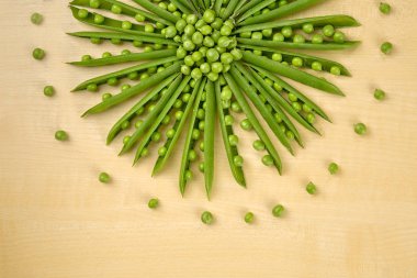 Yeşil bezelye, açık bezelye sopa