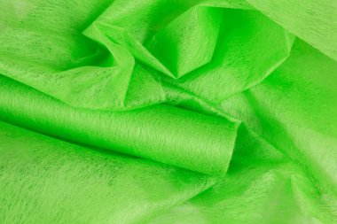 bir rulo dekor için yeşil keçe