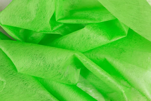 Feltro verde per arredamento in rotolo — Foto Stock