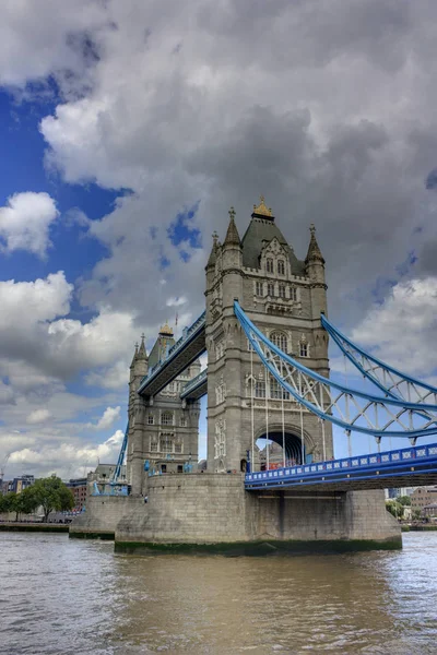 Tower Bridge London Tower Bridge Combined Bascule Suspension Bridge London — Stock Photo, Image