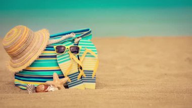 Yaz tatili ve seyahat konsepti