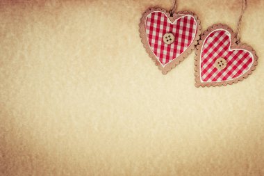 eski kağıt arka plan Kalpler