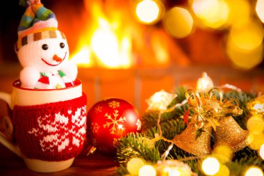 Işıklı Noel çelenk