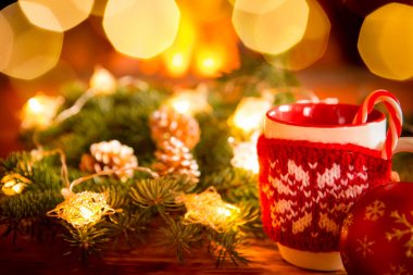 Işıklı Noel çelenk