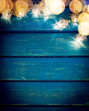 Noel ışıkları yıldız şeklinde