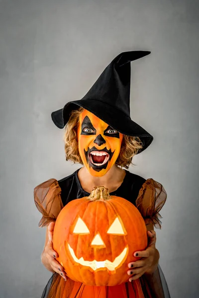 Halloween dýně podzimní prázdniny koncept — Stock fotografie