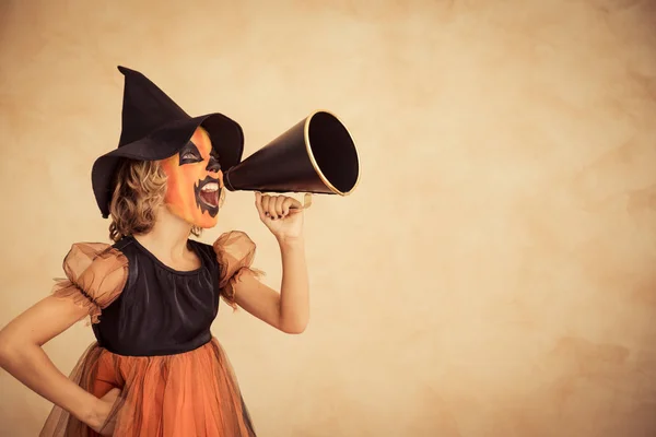 Conceito de férias de outono de abóbora de Halloween — Fotografia de Stock