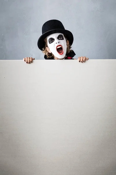 Conceito de férias de outono de abóbora de Halloween — Fotografia de Stock