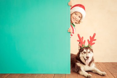 Kız evde husky ile eğleniyor 