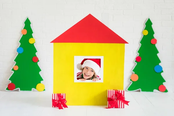 Noel ev tatil tasarım konsepti — Stok fotoğraf