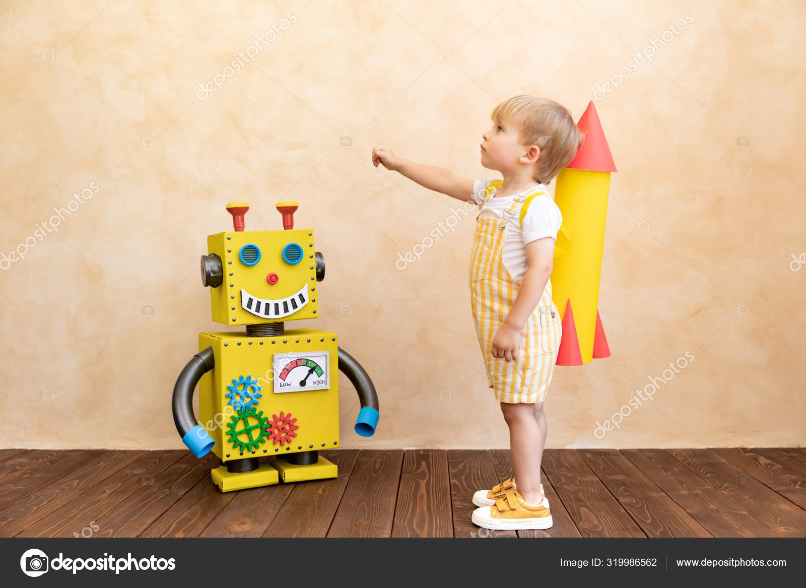 happy kid robot