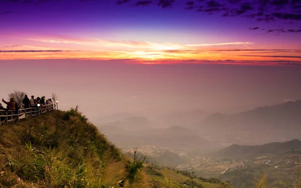 Road of tubberg mountain thailand — Stock Photo, Image