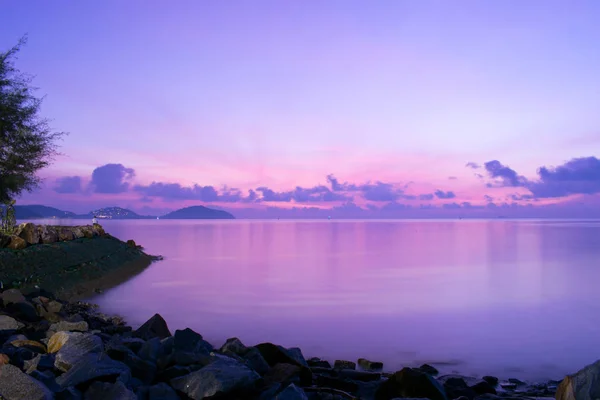 Morning at sea phuket thailand — Stock Photo, Image