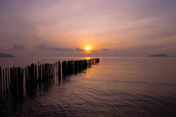 Morning at sea phuket thailand — Stock Photo, Image