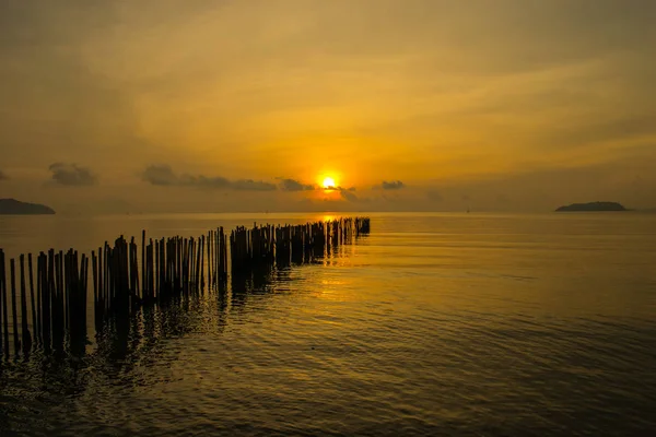 Morning at sea phuket thailand — Stock Photo, Image