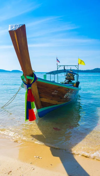 Thailand båt kväll — Stockfoto