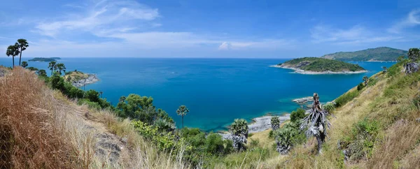 Panorama view of the Andaman Sea from the viewing point, Phuket — Stock Photo, Image