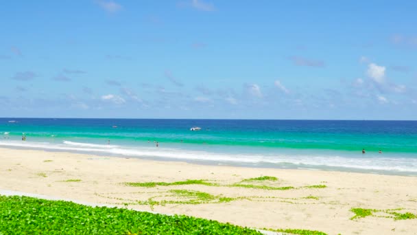 Spiaggia Phuket Mare Veduta Della Spiaggia Mare Sulla Luce Del — Video Stock