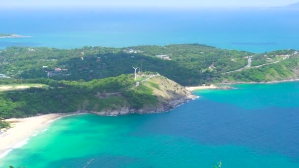 Pohled Krajinu Phuket Thajsko Krásná Krajina Výhled Moře — Stock video
