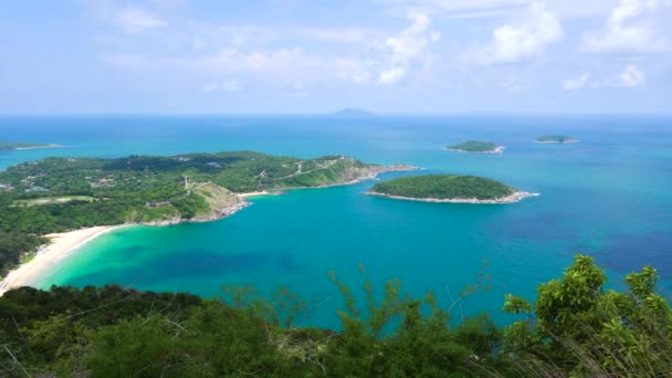 Vista Del Paesaggio Phuket Thailandia Bellissimo Paesaggio Vista Mare — Video Stock