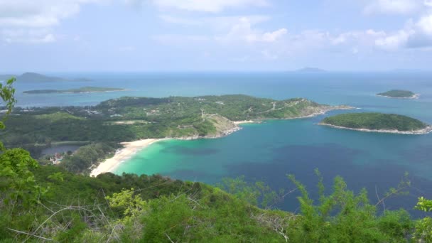 Paisagem Natureza Vista Para Mar Verão Phuket Tailândia — Vídeo de Stock