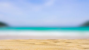 Beach sand texture on beach sea background.