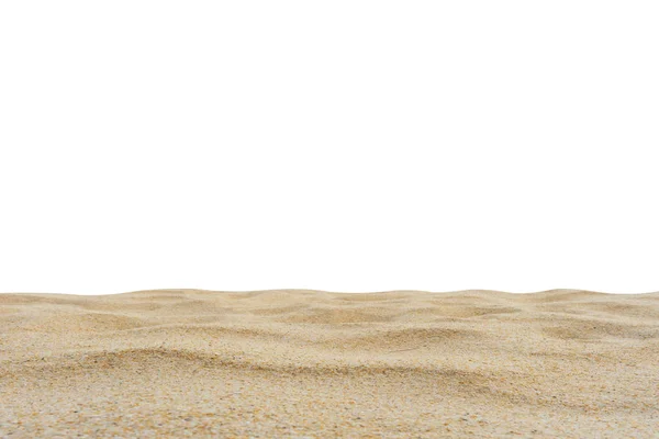 Beach Sand Texture Cut Isolated White Background — ストック写真