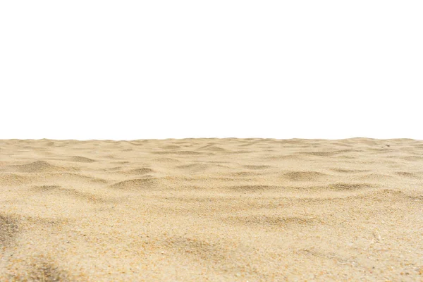 Beach Sand Texture Cut Isolated White Background — Stok fotoğraf