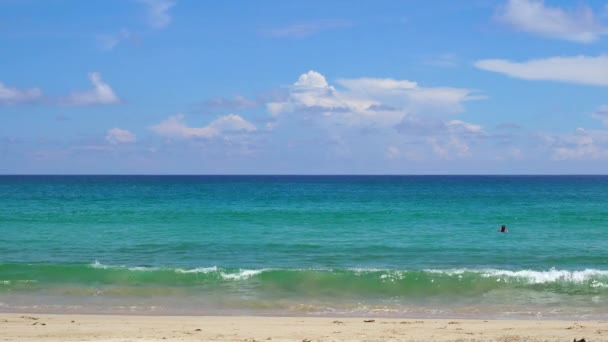 Krajobraz Plaża Morze Phuket Plaża Morze Widok Morze Plaży Świetle — Wideo stockowe