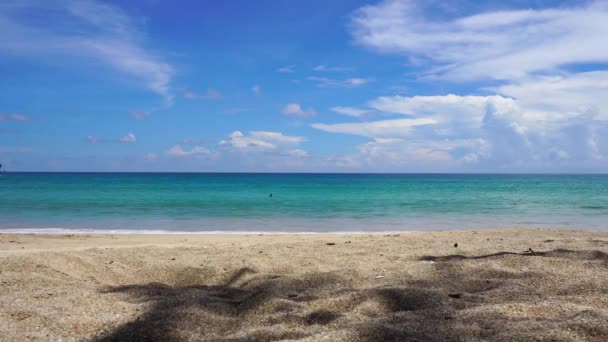Krajobraz Plaża Morze Phuket Plaża Morze Widok Morze Plaży Świetle — Wideo stockowe
