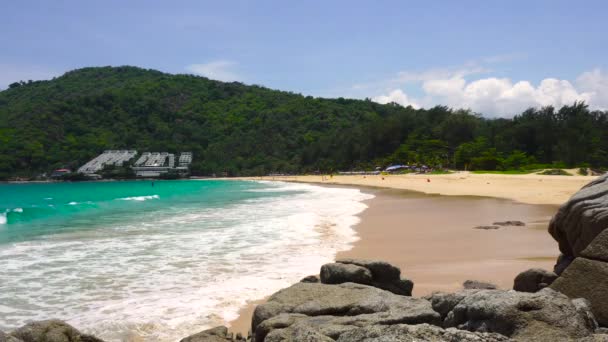 Mar Praia Phuket Vista Mar Praia Luz Sol Verão Karon — Vídeo de Stock