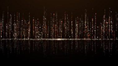 Siyah arkaplanda soyut arkaplan, soyut canlandırma.