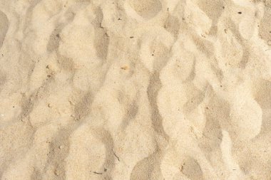 Arkaplan olarak tam kumsal kum dokusu çerçevesi