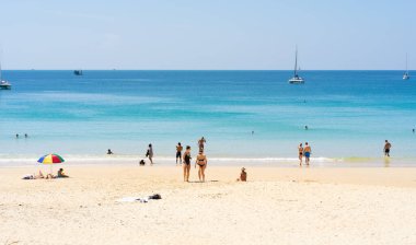 Yazın Phuket Sahili Denizi.