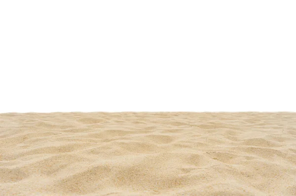 Beach Sand Texture Cut Απομονωμένο Λευκό Φόντο — Φωτογραφία Αρχείου