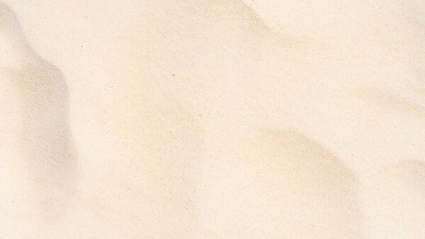 Top view of beach sand background texture.