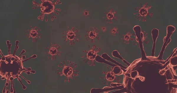 Wirus Koronawirus Ilustracja Render — Zdjęcie stockowe
