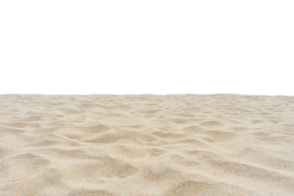 Spiaggia Sabbia Texture Taglio Isolato Whitebackground — Foto Stock